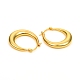 Brass Hoop Earrings US-EJEW-F250-03-G-2