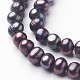 Natural Cultured Freshwater Pearl Beads Strands US-PEAR-R012-03-1
