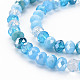 Electroplate Glass Beads Strands US-EGLA-S194-18B-3
