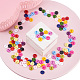 2-Hole Flat Round Resin Sewing Buttons Sets US-BUTT-PH0002-01-5