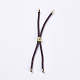 Nylon Twisted Cord Bracelet Making US-MAK-F018-G-RS-2
