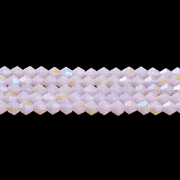 Imitation Jade Electroplate Glass Beads Strands US-GLAA-F029-J4mm-D02