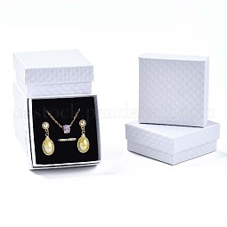 Square Cardboard Jewelry Boxes US-CBOX-N012-34B