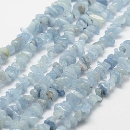 Natural Aquamarine Beads Strands US-G-F328-32