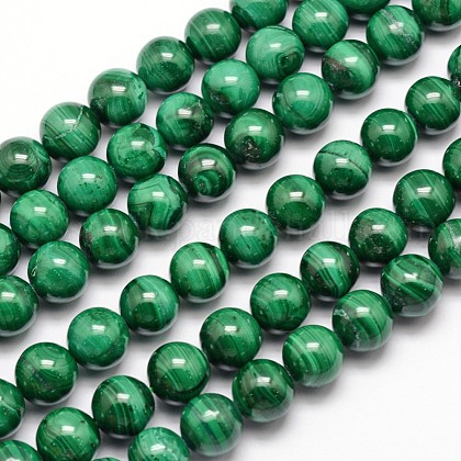 Natural Malachite Beads Strands US-G-O152-47-8mm-1
