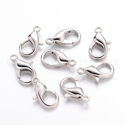 Alloy Lobster Claw Clasps for Jewelry Making US-X-J0APY016-1