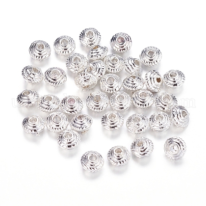Tibetan Silver Color Plated Spacer Beads US-K0NJX022-1