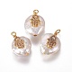 Natural Cultured Freshwater Pearl Pendants US-PEAR-I005-13-2