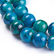 Natural Chrysocolla Beads Strands US-G-F647-02-B-3
