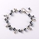 Glass Pearl Beads Anklets US-AJEW-AN00039-2
