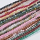Natural Mixed Gemstone and Dyed Jade Beads Strands US-G-G151-4mm-M2-1