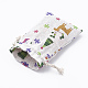 Polycotton(Polyester Cotton) Packing Pouches Drawstring Bags US-ABAG-T006-A02-4