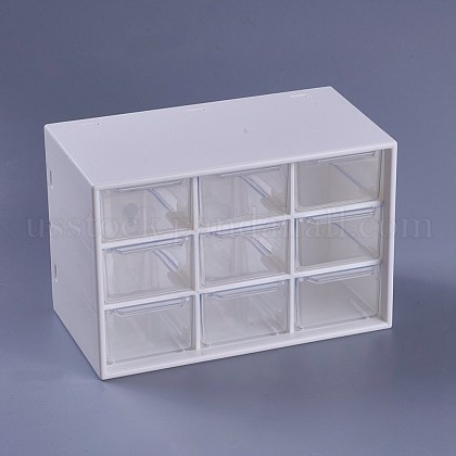 Plastic Cosmetic Storage Display Box US-X-AJEW-WH0096-62-1