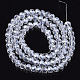 Electroplate Glass Beads Strands US-EGLA-A034-T10mm-A08-2
