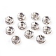 Brass Rhinestone Spacer Beads US-RB-A014-Z6mm-01P-1