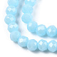 Electroplate Glass Beads Strands US-EGLA-A034-P4mm-A04-2