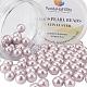 Pearlized Glass Pearl Round Beads US-HY-PH0001-10mm-049-1