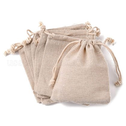 Cotton Packing Pouches Drawstring Bags US-ABAG-R011-10x12-1