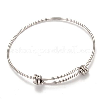 Adjustable 304 Stainless Steel Expandable Bangle Making US-STAS-D071-1