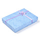 Jewelry Cardboard Boxes with Flower(Color Random Delivery) and Sponge Inside US-CBOX-R023-2-5