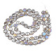 Electroplate Glass Beads Strands US-EGLA-N002-27-E01-2