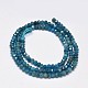Faceted Rondelle Natural Apatite Bead Strands US-G-F289-48A-2