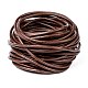 3mm Saddle Brown Color Cowhide Leather Beading Cords US-X-WL-A002-12-1