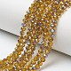 Electroplate Glass Beads Strands US-EGLA-A034-T6mm-I17-1