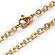 304 Stainless Steel Cable Chains Necklaces US-NJEW-O058-13G-1