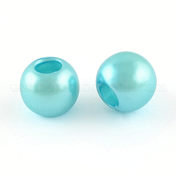 ABS Plastic Imitation Pearl European Beads US-MACR-R530-12mm-A33