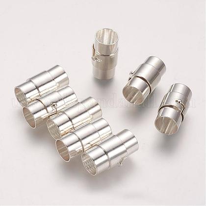 Brass Locking Tube Magnetic Clasps US-KK-Q089-S-1