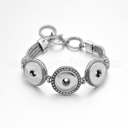 Alloy Snap Bracelet Making US-MAK-D003-01-1