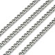 304 Stainless Steel Cuban Link Chains US-CHS-L015-12-1