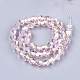 Electroplate Glass Beads Strands US-EGLA-Q118-6mm-B12-2