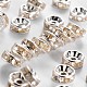 Iron Rhinestone Spacer Beads US-RB-A009-8MM-S-1