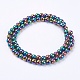 Non-magnetic Synthetic Hematite Beads Strands US-G-S096-6mm-5-2