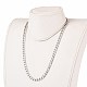 Men's 304 Stainless Steel Cuban Link Chain Necklaces US-NJEW-JN03170-01-3