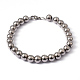 304 Stainless Steel Ball Chain Bracelets US-BJEW-L575-02-1
