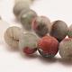 Natural African Bloodstone Beads Strands US-G-P295-05-6mm-3