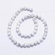 Synthetic Howlite Bead Strands US-G-F425-37-8mm-2