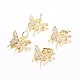 Long-Lasting Plated Brass Micro Pave Cubic Zirconia Charms US-ZIRC-F069-32G-1