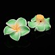 Handmade Polymer Clay 3D Flower Plumeria Beads US-CLAY-Q192-15mm-M-2