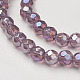 13 inch Faceted Round Glass Beads US-GF6mmC29S-2