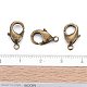 Brass Lobster Claw Clasps US-KK-903-AB-NF-4