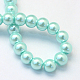 Baking Painted Pearlized Glass Pearl Round Bead Strands US-HY-Q003-6mm-45-4