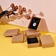 Kraft Cotton Filled Cardboard Paper Jewelry Set Boxes US-CBOX-R036-11A-1