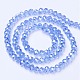 Electroplate Glass Beads Strands US-EGLA-A034-T4mm-B09-2