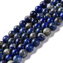 Natural Lapis Lazuli Beads Strands US-G-G099-8mm-7B