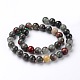 Natural African Bloodstone Beads Strands US-G-L383-06-8mm-2