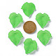 Frosted Transparent Acrylic Grape Leaf Pendants US-X-PAF002Y-7-4